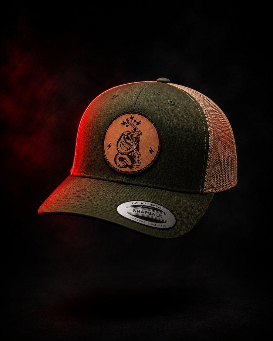 Leather Patch Cap